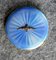 Force Sterling Silver and Blue Guilloche Enamel Compact Case from Royal Air, 1952 2
