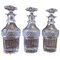 Victorian Cut-Glass Decanters, 1920s, Set of 3, Image 1