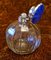 Art Deco English Sterling Silver and Guilloche Enamel Scent Bottle, 1929 3