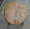 Victorian Wooden Farmhouse Kitchen Stool, 1860s 3