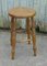 Victorian Wooden Farmhouse Kitchen Stool, 1860s 5