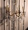 Large French Cut Glass and Brass Five Branch Chandelier, 1930s, Image 7