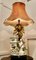 Große figurale Tischlampe aus Keramik von D. Polo Uiato im Stil von Capodimonte, 1960er 4