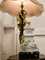 Lampada da tavolo grande in ceramica di D. Polo Uiato nello stile di Capodimonte, anni '60, Immagine 10
