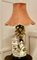 Lampada da tavolo grande in ceramica di D. Polo Uiato nello stile di Capodimonte, anni '60, Immagine 3