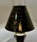 Large Chinese Black Gold and Red Toleware Table Lamp, 1960s 9