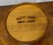 Cutty Sark Whisky Barrel Top Tablett, Schottland, 1930er 3