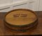 Cutty Sark Whisky Barrel Top Tablett, Schottland, 1930er 2