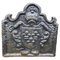 French Cast Iron Fire Back, 1890s, Image 1