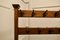 Large Arts & Crafts Double Sided Golden Pine Clothes Rail, 1880s 4