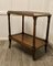 Walnut 2 Tier Tea Trolley with Brass Galleries, 1880s 2