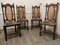 Victorian Barley Twist Oak Dining Chairs, 1880s, Set of 4 2