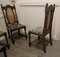 Victorian Barley Twist Oak Dining Chairs, 1880s, Set of 4 7