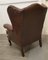 Chesterfield Wing Back Leather Library Chairs, 1940s, Set of 2, Image 8