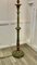 Tall Painted Green and Giltwood Floor Standing Lamp, 1910s 8