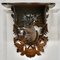 Black Forest Carved Wall Bracket Shelf, 1940s, Image 2