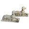 Large Weathered Labradors Statues, 1950s, Set of 2 1