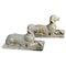 Large Weathered Labradors Statues, 1950s, Set of 2, Image 1