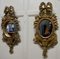 Oval Rococo Gilt Wall Mirrors, 1980s, Set of 2 2