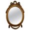 Small Rococo Oval Gilt Wall Mirror, 1880s, Image 1