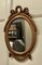 Small Rococo Oval Gilt Wall Mirror, 1880s 2