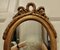 Small Rococo Oval Gilt Wall Mirror, 1880s 4