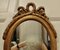 Specchio da parete piccolo rococò ovale dorato, fine XIX secolo, Immagine 4