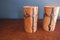 Pots à Pinceaux Peints en Bambou, 1960s, Set de 2 2