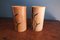 Bamboo Painted Brush Pots, 1960s, Set of 2 4
