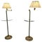 Art Deco French Adjustable Swing Arm Floor Lamps, 1960s, Set of 2 1