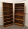 Tall Vintage Open Book Cases in Teak Finish, 1980s, Set of 2 2