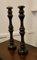 Tall French Turned Wooden Wig Stands, 1880s, Set of 2 3