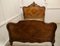 Louis XV French Golden Walnut Bed, 1880s 3