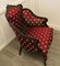 Victorian Salon Chair Upholstered in Regency Silk Fabric, 1880s, Image 7