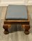 Victorian Country House Oak Foot Stool Upholstered in Soft Leather, 1880s, Image 6