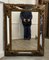 Espejo francés grande de cojín de roble dorado muy tallado, década de 1880, Imagen 6