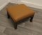 Carved Oak Foot Stool Upholstered in Leather, 1890s, Image 4