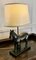 Art Deco Black Horse Table Lamp, 1930s 4