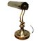 Art Deco Brass Adjustable Bankers Desk Lamp, 1920s 1