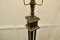 Iron and Brass Column Floor Lamp, 1930s 9