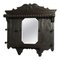 Victorian Carved Oak Hall Mirror with Hat and Coat Hooks, 1880s 1