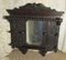 Victorian Carved Oak Hall Mirror with Hat and Coat Hooks, 1880s 2