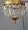 Petite Empire French Crystal Basket Chandelier, 1920s 2