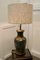 Lampada da tavolo Arts & Crafts regolabile in ottone e peltro, Francia, anni '20, Immagine 7