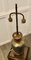 Lámpara de mesa francesa ajustable Arts & Crafts de latón y estaño, años 20, Imagen 4