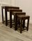Carved Oriental Nesting Tables, 1920, Set of 4 2