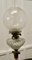 Glas Öllampe auf Marmorsäule mit abgestuftem Messingfuß, 1880er 5