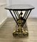French Centre Table in Brass and Iron with Marble Top, 1960 5