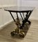 French Centre Table in Brass and Iron with Marble Top, 1960 4