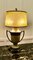 Lampada da tavolo grande in ceramica e ottone, Francia, anni '20, Immagine 2